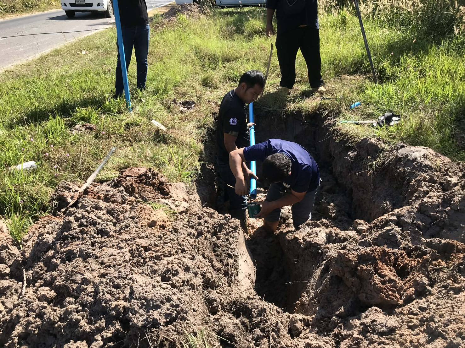 วันที่ 3 กุมภาพันธ์ 2569 กองช่าง อบต.สสะอาดสมบูรณ์  ลงพื้นที่เข้าดำเนินการซ่อมแซมท่อเมนประปาแตก  รั่วซึม บ้านดงเค็ง (คุ้มดอนหมาใน)  หมู่ 9 ต.สะอาดสมบูรณ์ อ.เมือง จ.ร้อยเอ็ด